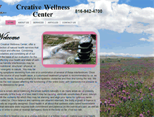 Tablet Screenshot of creativewellnesscenter.com
